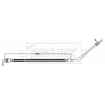 Flexible de frein BORG & BECK OEM 34326766967