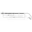 BORG & BECK BBH8803 - Flexible de frein