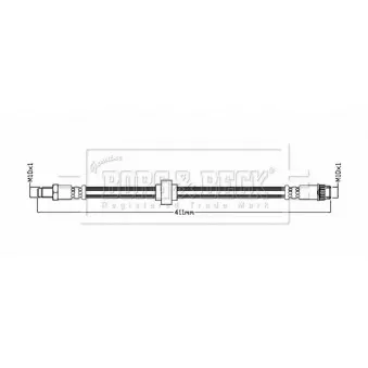 Flexible de frein BORG & BECK BBH8848