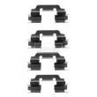 BORG & BECK BBK1273 - Kit d'accessoires, plaquette de frein à disque