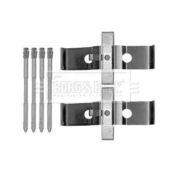 Kit d'accessoires, plaquette de frein à disque BORG & BECK OEM 7L6698269B