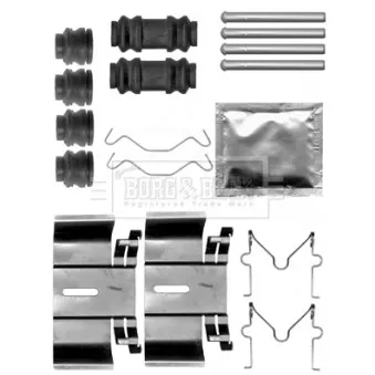 BORG & BECK BBK1516 - Kit d'accessoires, plaquette de frein à disque