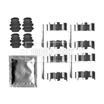 BORG & BECK BBK1571 - Kit d'accessoires, plaquette de frein à disque