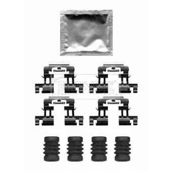 Kit d'accessoires, plaquette de frein à disque BORG & BECK BBK1627