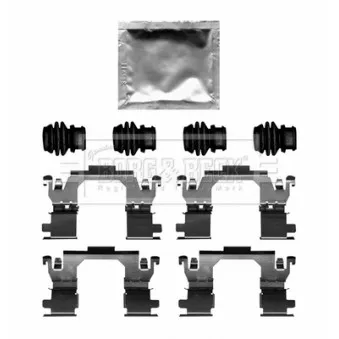 Kit d'accessoires, plaquette de frein à disque METZGER 109-1827