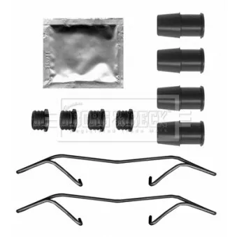 Kit d'accessoires, plaquette de frein à disque METZGER 109-0013