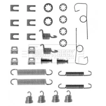 Kit d'accessoires, plaquette de frein à disque METZGER 109-1188
