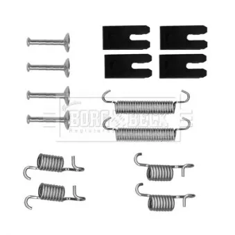 Kit d'accessoires, plaquette de frein à disque BORG & BECK OEM 0440850000