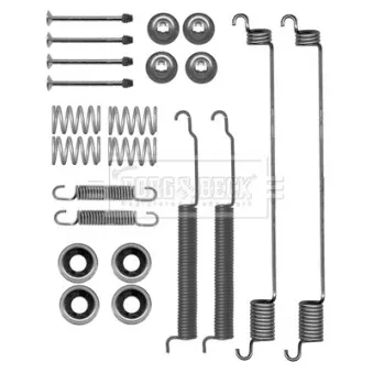 Kit d'accessoires, plaquette de frein à disque BORG & BECK OEM 4100843000