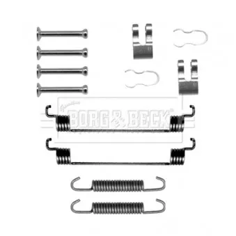Kit d'accessoires, plaquette de frein à disque BORG & BECK OEM 7550783
