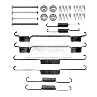 Kit d'accessoires, plaquette de frein à disque BORG & BECK OEM 0K50817000