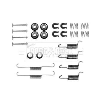 Kit d'accessoires, plaquette de frein à disque BORG & BECK BBK6265