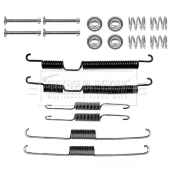 Kit d'accessoires, plaquette de frein à disque BORG & BECK OEM 5810813000
