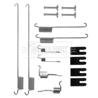 Kit d'accessoires, plaquette de frein à disque BORG & BECK OEM 6060829