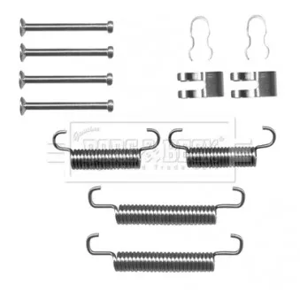 BORG & BECK BBK6278 - Kit d'accessoires, mâchoires de frein de stationnement