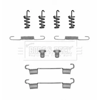 Kit d'accessoires, mâchoires de frein de stationnement BORG & BECK [BBK6352]