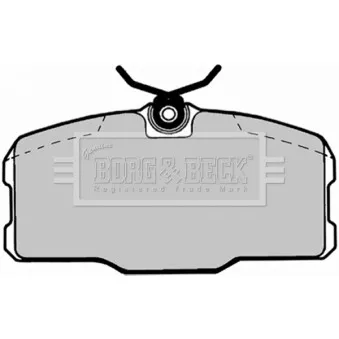 Jeu de 4 plaquettes de frein avant BORG & BECK OEM A0014200020