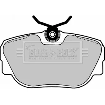 BORG & BECK BBP1155 - Jeu de 4 plaquettes de frein avant