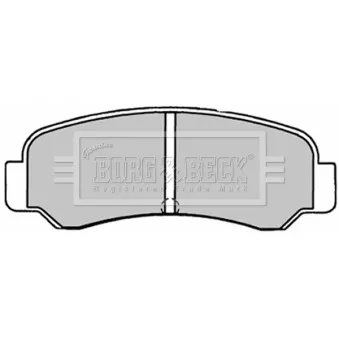 BORG & BECK BBP1231 - Jeu de 4 plaquettes de frein arrière