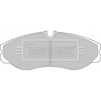 BORG & BECK BBP1436 - Jeu de 4 plaquettes de frein avant