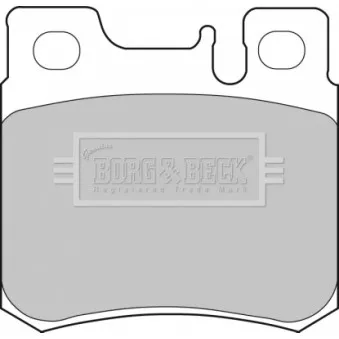 BORG & BECK BBP1533 - Jeu de 4 plaquettes de frein arrière