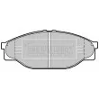 BORG & BECK BBP1548 - Jeu de 4 plaquettes de frein avant