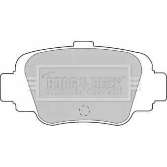BORG & BECK BBP1560 - Jeu de 4 plaquettes de frein arrière