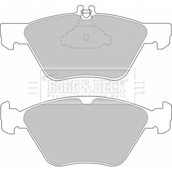 Jeu de 4 plaquettes de frein avant BORG & BECK OEM 0044200320