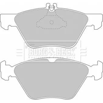 BORG & BECK BBP1564 - Jeu de 4 plaquettes de frein avant