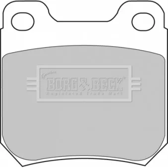 BORG & BECK BBP1605 - Jeu de 4 plaquettes de frein arrière