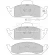 BORG & BECK BBP1640 - Jeu de 4 plaquettes de frein avant