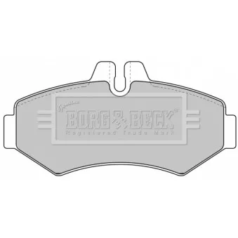BORG & BECK BBP1667 - Jeu de 4 plaquettes de frein arrière