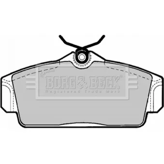 Jeu de 4 plaquettes de frein avant BORG & BECK OEM 410602F528