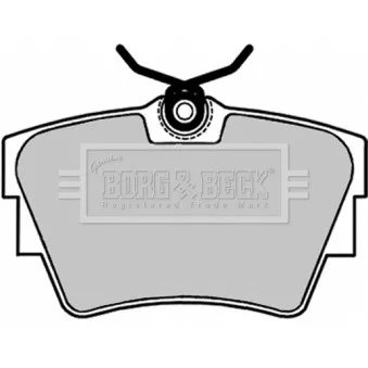 Jeu de 4 plaquettes de frein arrière BORG & BECK OEM 7D0698451D