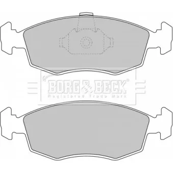 BORG & BECK BBP1748 - Jeu de 4 plaquettes de frein avant