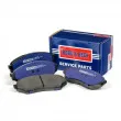 BORG & BECK BBP1759 - Jeu de 4 plaquettes de frein avant