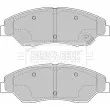 BORG & BECK BBP1795 - Jeu de 4 plaquettes de frein avant