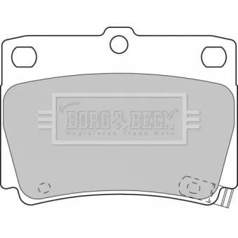 BORG & BECK BBP1819 - Jeu de 4 plaquettes de frein arrière