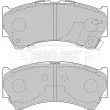BORG & BECK BBP1827 - Jeu de 4 plaquettes de frein avant