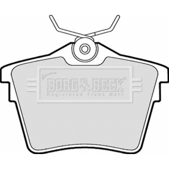 BORG & BECK BBP1899 - Jeu de 4 plaquettes de frein arrière
