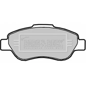 Jeu de 4 plaquettes de frein avant BORG & BECK OEM 71772215