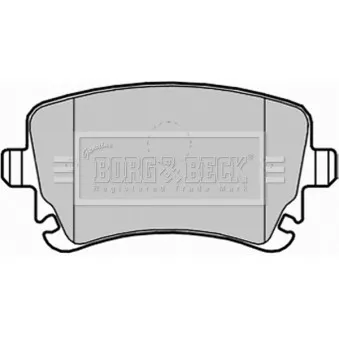 BORG & BECK BBP1930 - Jeu de 4 plaquettes de frein arrière