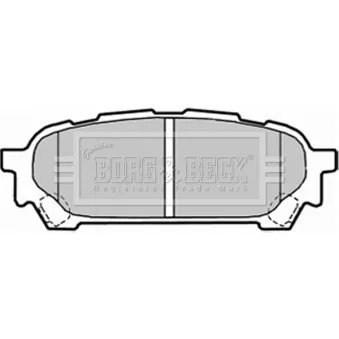 BORG & BECK BBP1935 - Jeu de 4 plaquettes de frein arrière