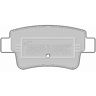 BORG & BECK BBP1946 - Jeu de 4 plaquettes de frein arrière