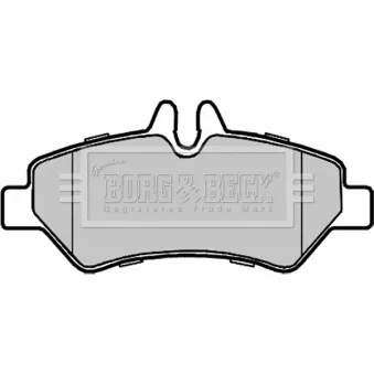 BORG & BECK BBP1975 - Jeu de 4 plaquettes de frein arrière