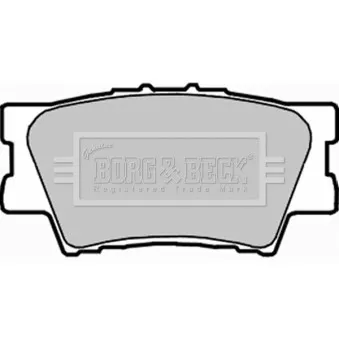 BORG & BECK BBP1990 - Jeu de 4 plaquettes de frein arrière