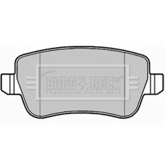 Jeu de 4 plaquettes de frein arrière BORG & BECK OEM 77363610