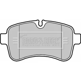 BORG & BECK BBP2034 - Jeu de 4 plaquettes de frein arrière