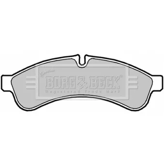 BORG & BECK BBP2038 - Jeu de 4 plaquettes de frein arrière