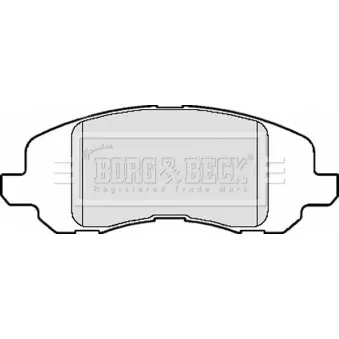 BORG & BECK BBP2125 - Jeu de 4 plaquettes de frein avant